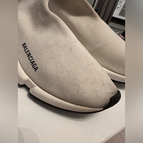Balenciaga sock sneakers in white womens size 12 men’s size 10 - Picture 6 of 13
